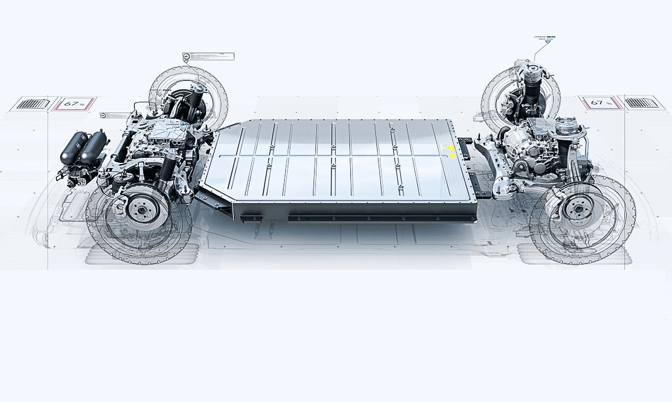 Hệ thống động cơ Zeekr 001Sử dụng 2 động cơ điện hiệu suất cao tạo nên hệ dẫn động 4 bánh toàn thời gian