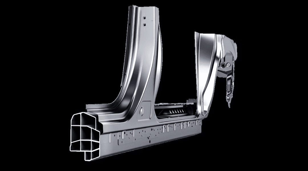 Khung gầm tích bảo vệ pin Dầm trên khung xe được thiết kế đặc biệt vừa tăng độ cứng vững của thân xe đồng thời bảo vệ hệ thống pin trước những va chạm.